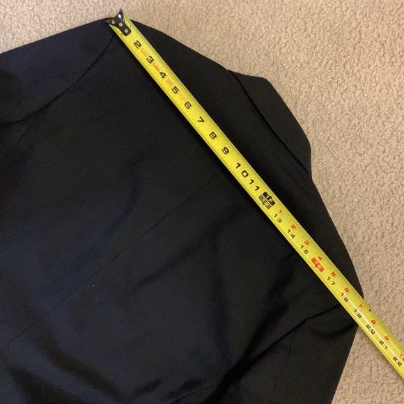 Kenneth Cole Reaction Techni Cole Black Blazer Jacket Size 40R - Picture 9 of 17